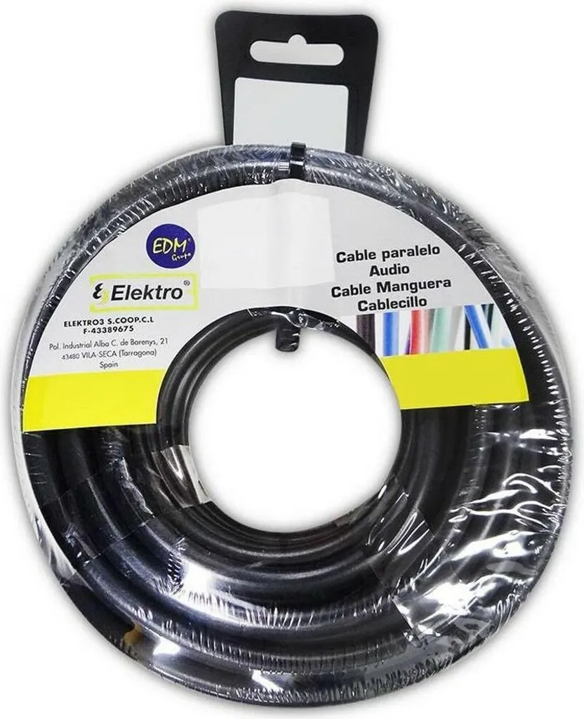 Rotolo Cordino Nero Acrilico 3x1mm 15 Metri - Ideale per Fai Da Te