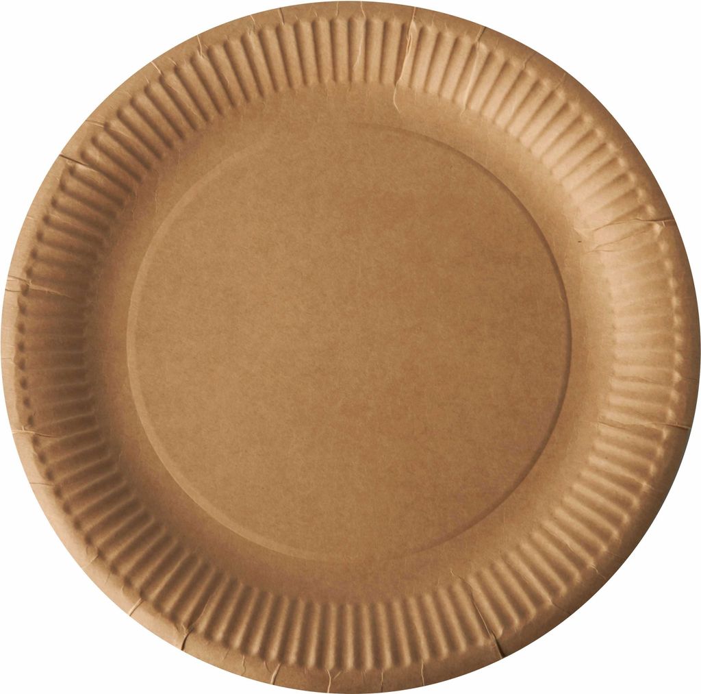 PAPSTAR 88015 Piatto in puro cartone - Ø 23 cm, 20 pezzi, Immagine del prodotto 