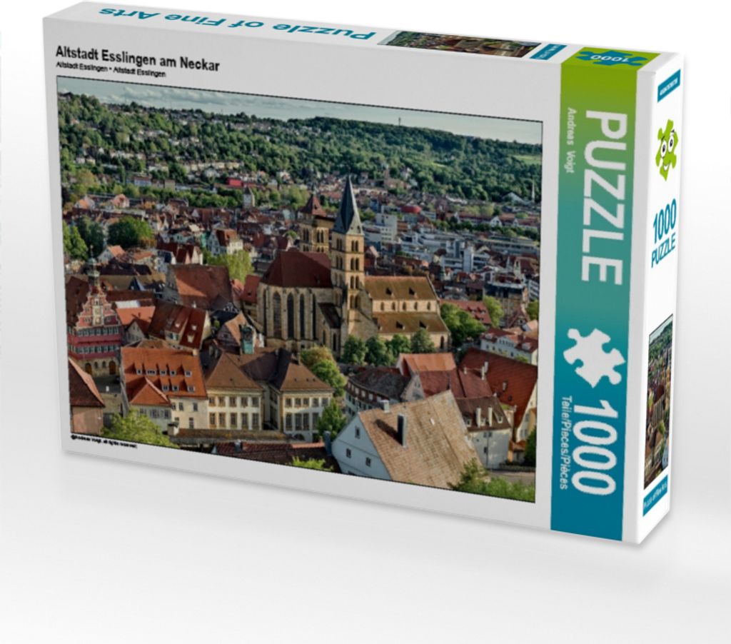 CALVENDO Puzzle Altstadt Esslingen am Neckar 1000 Teile Produktbild 