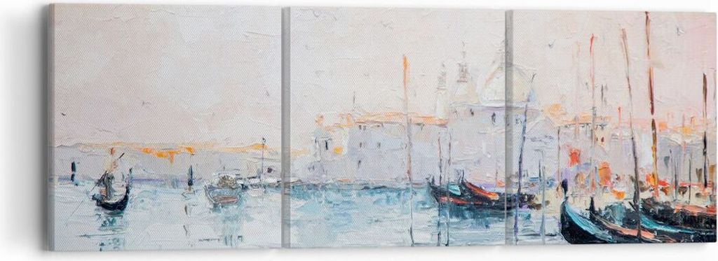 Bild auf Leinwand - Leinwandbild - Venedig Basilika - 90x30cm - Wand Bild - Wanddeko - Wandbilder - Leinwanddruck - Bilder - Kunstdruck - Wanddekor...