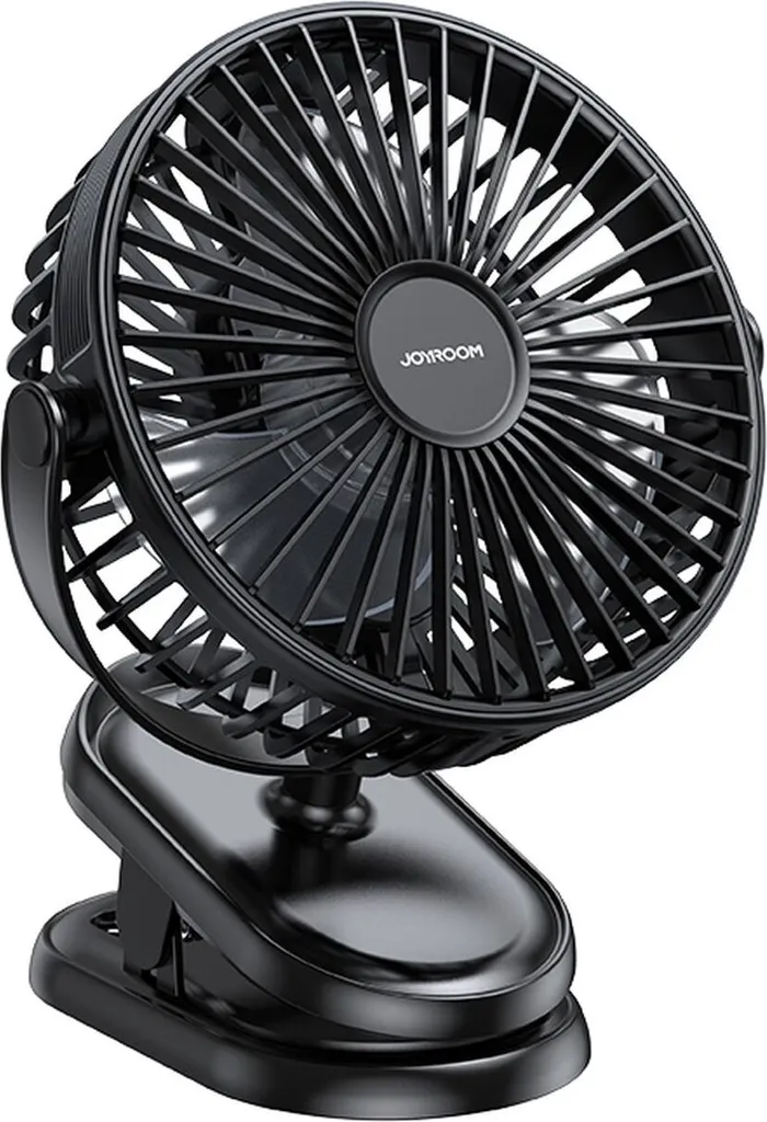 Ventilateur de Bureau Rechargeable Joyroom CheerSummer Noir USB sans Fil
