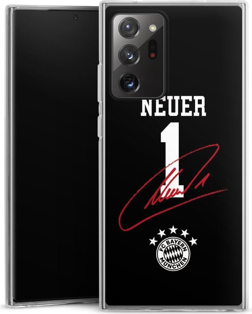 DeinDesign Handyhülle für Samsung Galaxy Note 20 Ultra Silikon Hülle Case Smartphone Schutzhülle FC Bayern München FCB Manuel Neuer