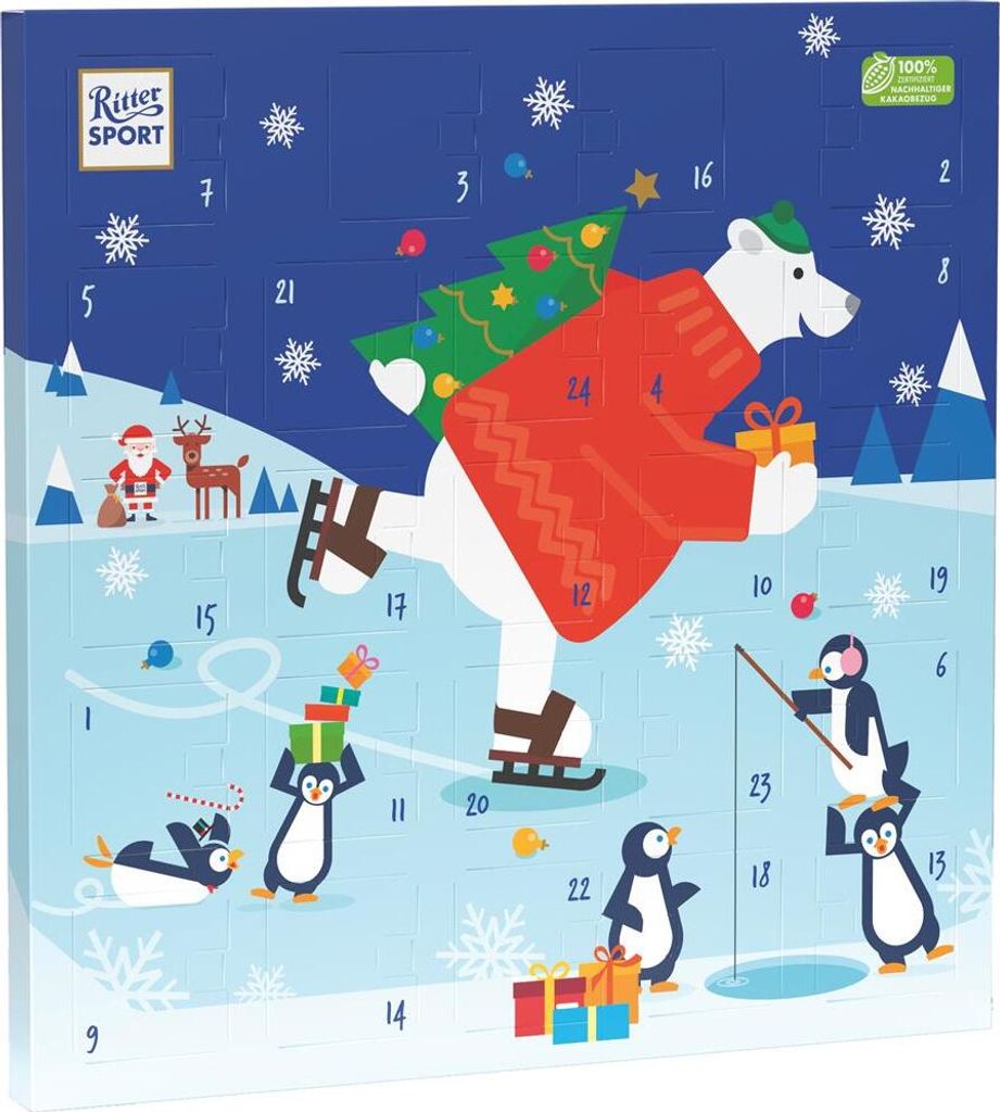 24x Ritter Sport Kalendarz Adwentowy 9078C 347g Zdjęcie produktu 