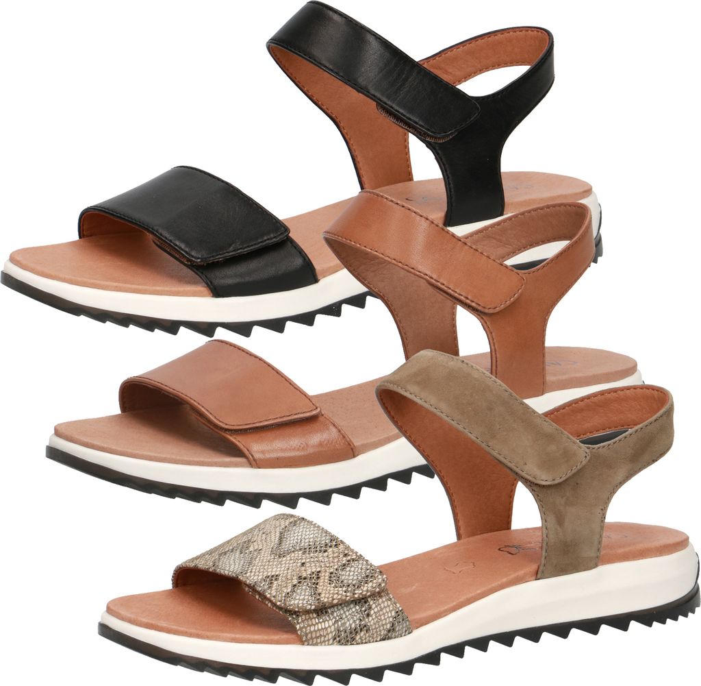 Caprice Damen Sandalen Sandaletten Keilabsatz 9-28703-26, Größe:40 EU, Farbe:Grün