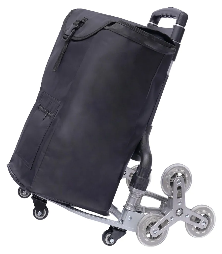 Chariot de transport pliable modulable avec système de 10 roues