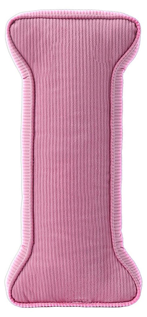 Rosa Cord-Buchstabenkissen A bis Z, Dekokissen mit englischem Alphabet, dekoratives Kissen in Form von Großbuchstaben, Kissen für Sofa, Schlafzim...