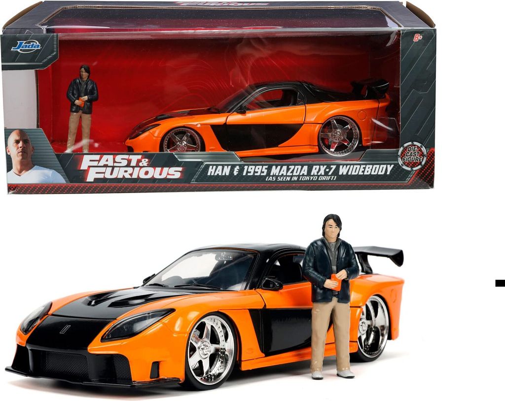 Jada – Mazda RX7 Metallisches Fahrzeug, Druckguss. Aus der Produktbild 11