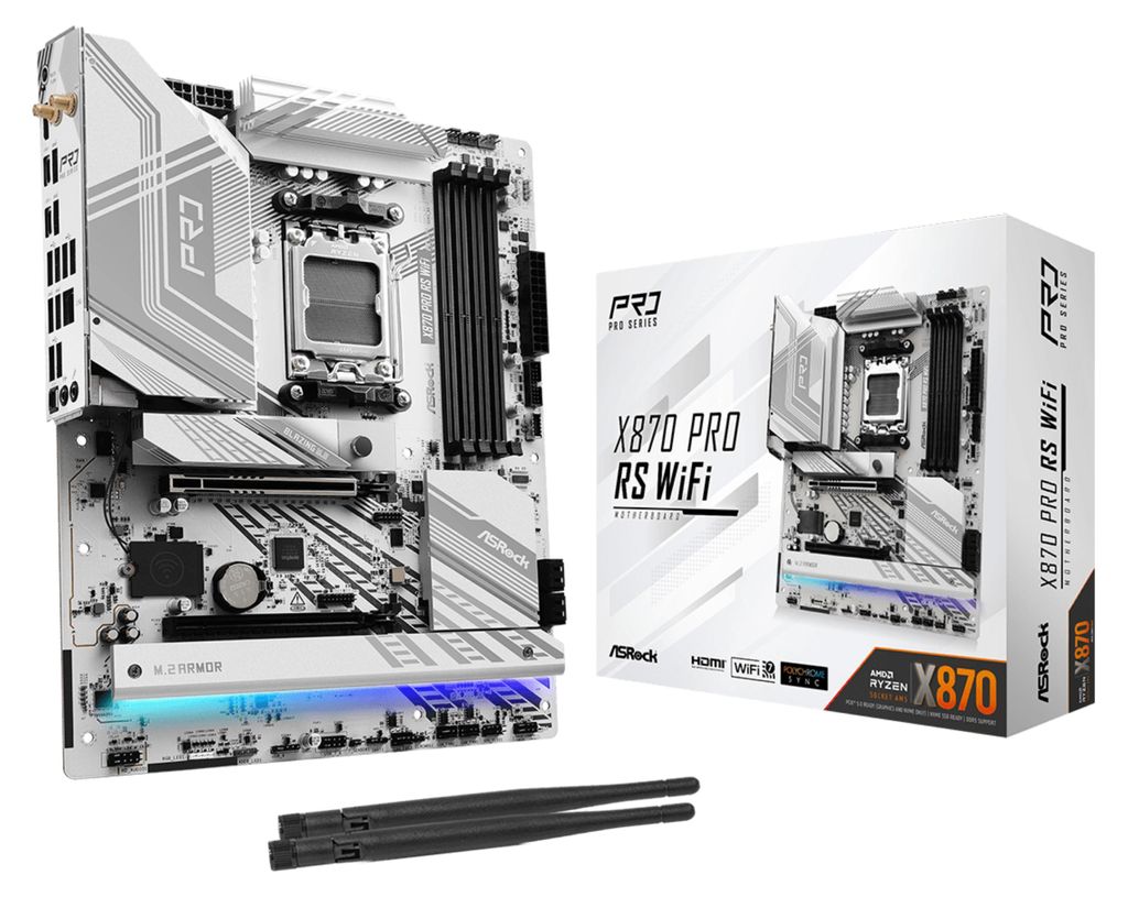 ASRock X870 Pro RS WiFi, Mainboard Produktbild 