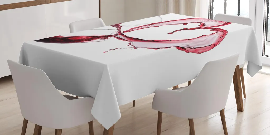 ABAKUHAUS Tovaglia 140x240cm Rosso Bordeaux - Speciale San Valentino
