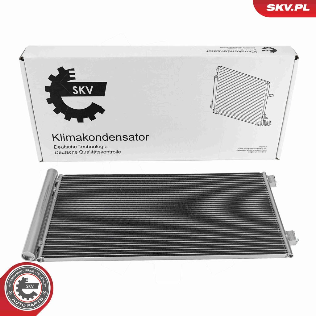 ESEN SKV 86SKV386 Kondensator Klimaanlage Klimakondensator für MINI Schrägheck (R56) +Trockner