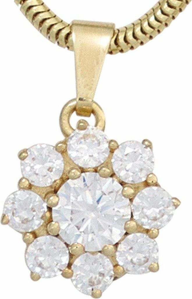 JOBO Anhänger 375 Gold Gelbgold 9 Zirkonia Produktbild 