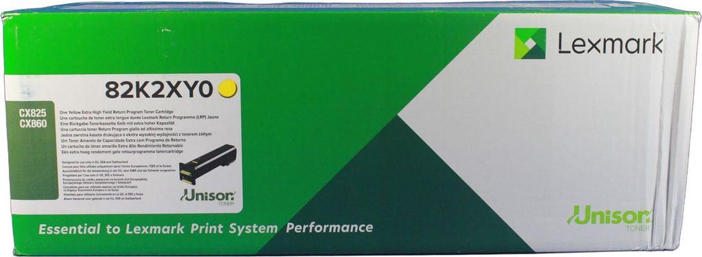 Lexmark 82K2XY0 Tonerkartusche Gelb 22.000 Seiten für Lexmark CX825