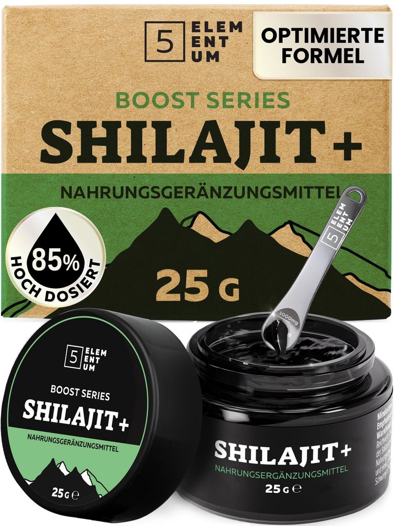 Premium Shilajit Boost Himalaya - 25 g - zapas na 50 dni - Zdjęcie produktu 