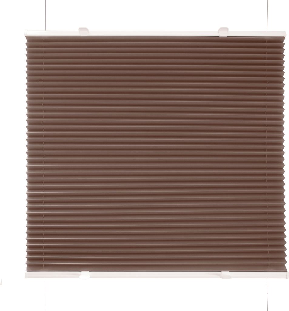 Plissee Braun 85x150cm Klemm Fix Plissee