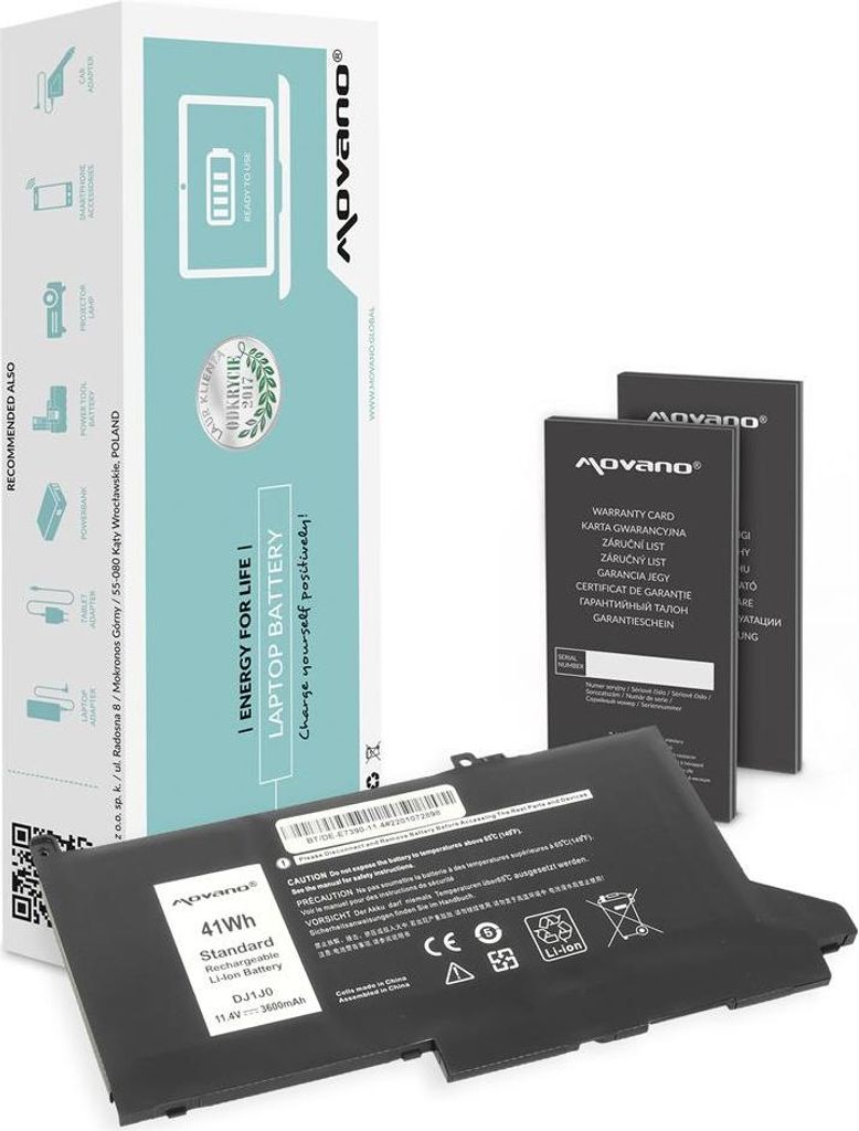 MYJ96-Akku für Dell Latitude E7390, E7490 - 11,4 V