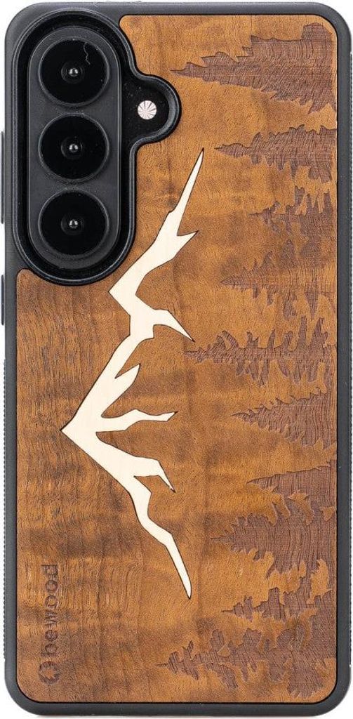 Holzhülle für Galaxy S26 Plus, Bewood Imbuia-Gebirge