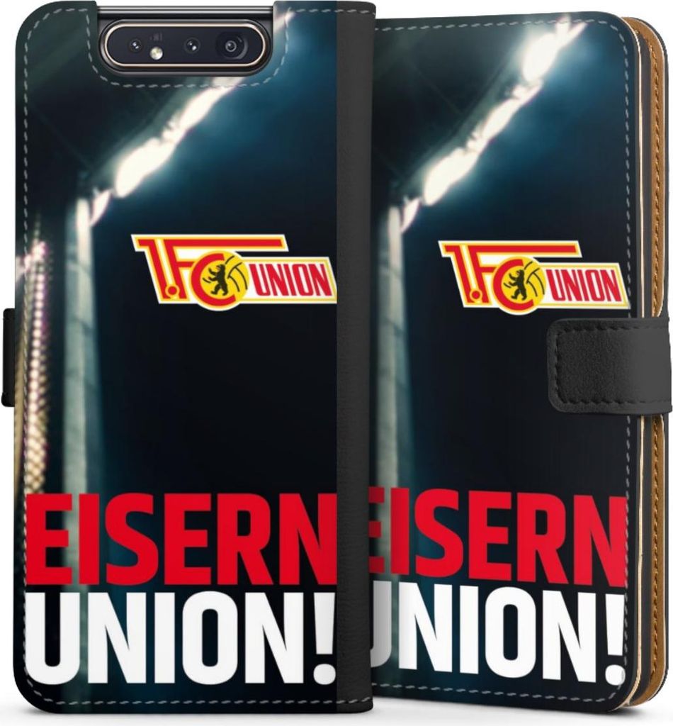 DeinDesign Klapphülle für Samsung Galaxy A80 Handytasche Lederhülle Tasche 1. FC Union Berlin Fanartikel Fußball