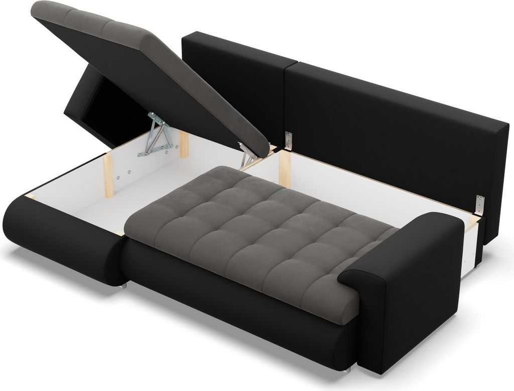 Links Ecksofa mit Schlaffunktion FORESTA, Sofa mit Produktbild 