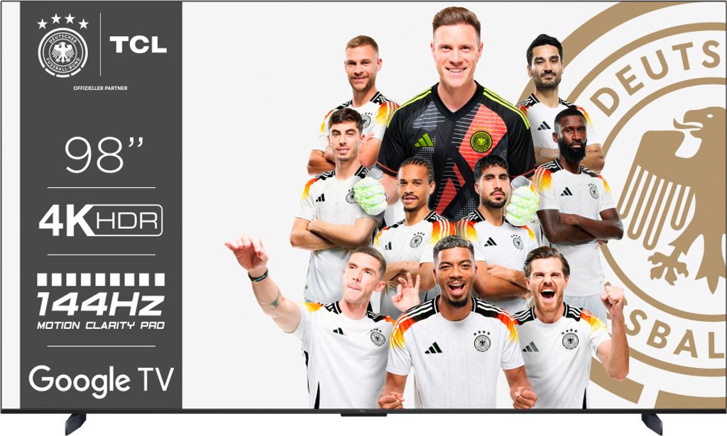 TCL 98UHD870X1 LED Fernseher 98 Zoll 4K UHD HDR SmartTV Produktbild