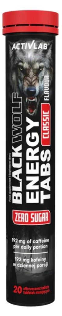 Black Wolf Energy Tabs Klasyczny 20 tabl. Zdjęcie produktu 