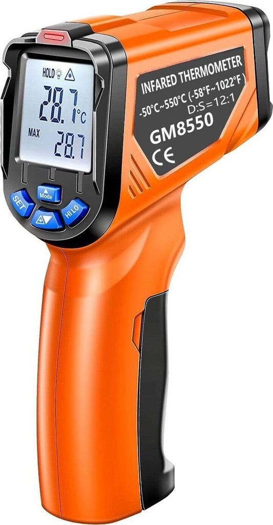 Infrarot Thermometer -50℃550℃ Temperaturmessgerät Produktbild 