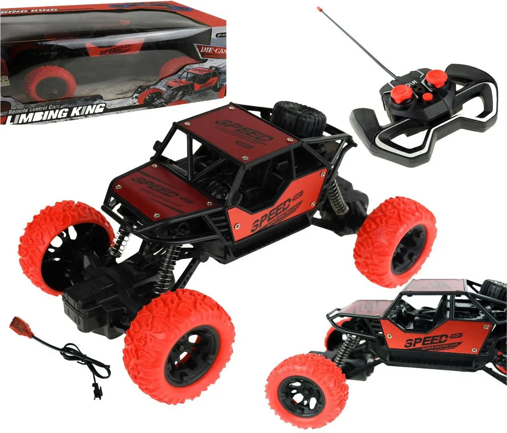 Voiture télécommandée 4x4 tout terrain RC Veloce X-10 pour enfant