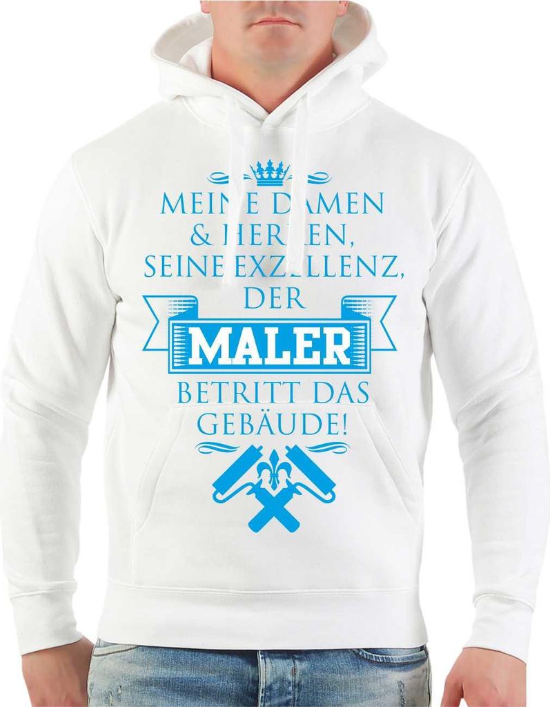 Herren Kapuzenpullover Seine Exzellenz - DER MALER