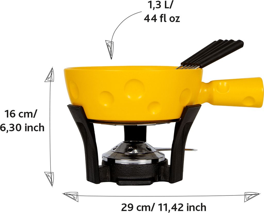 Boska Fondue-Set Super Cheesy - Käsefondue - Fonduetopf Produktbild 3