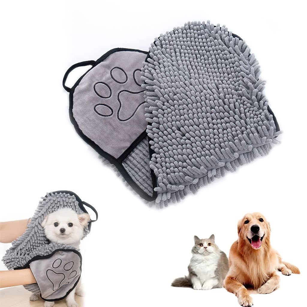 Haustier Handtücher, Haustier Handtuch, Super Saugfähig Haustier Handtuch, Hundetuch Mikrofaser Hundehandtuch, Haustier Badetuch, für Katzen und...