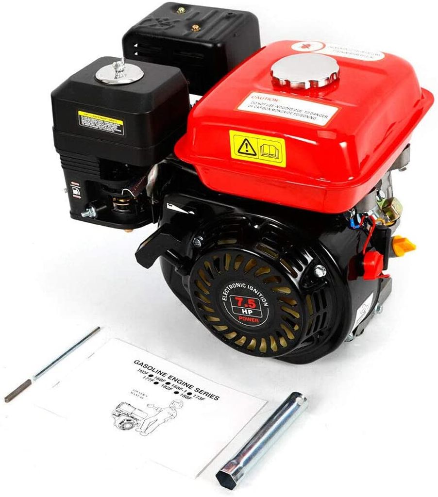 4-Takt 1 Zylinder Benzinmotor Standmotor Für Pumpen und Boote Gasoline Engine DE 