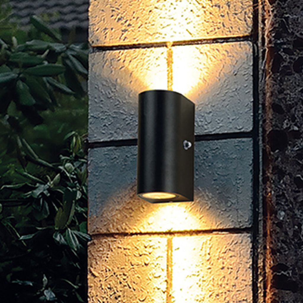 Steinhauer - außenleuchte - Buitenlampen - schwarz - glas metall - GU10 - 2720ZW