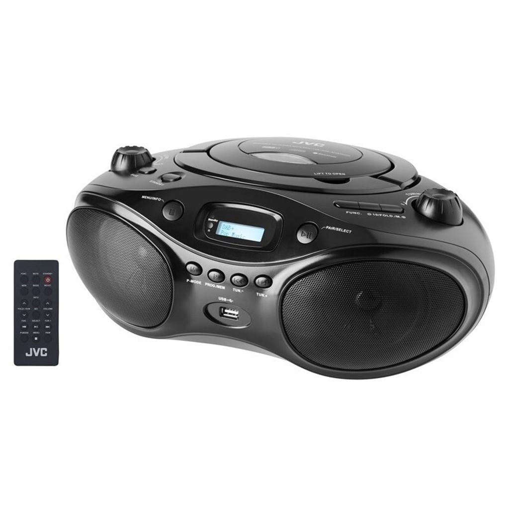 Rádio JVC RD-E661B-DAB Boombox čierne Obrázok produktu 2