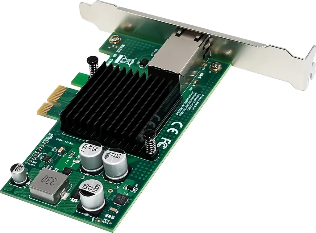 Contrôleur Réseau Ethernet Gigabit InLine PCIe PoE+ pour PC Fixe - 5