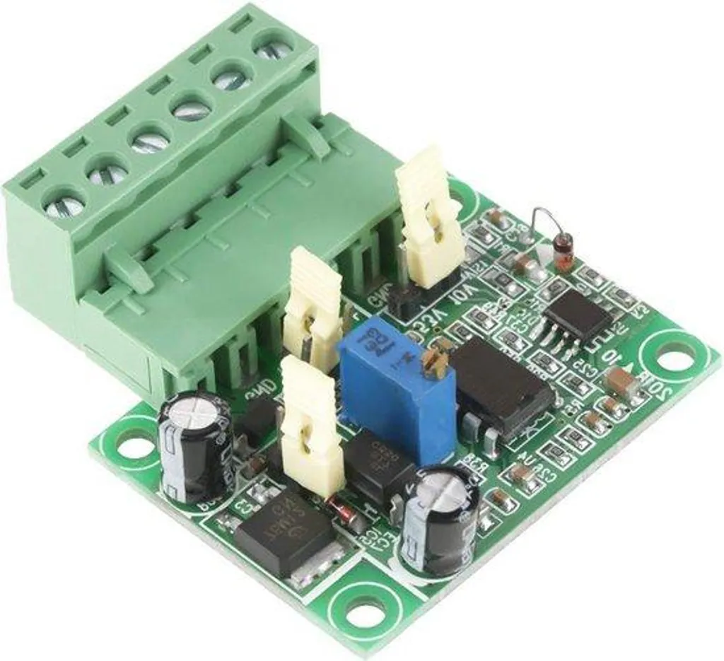 Convertisseur de fréquence 0-10 kHz vers 0-10V stable pour signal 24V