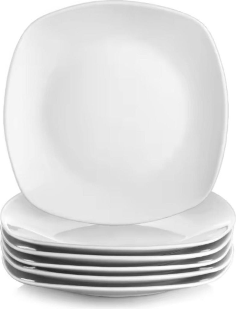 Nocturna Dynastic Tafelservices – 6-teilig – 6 Personen – Schwarz – Keramik – Frühstücksteller und Kleine Teller