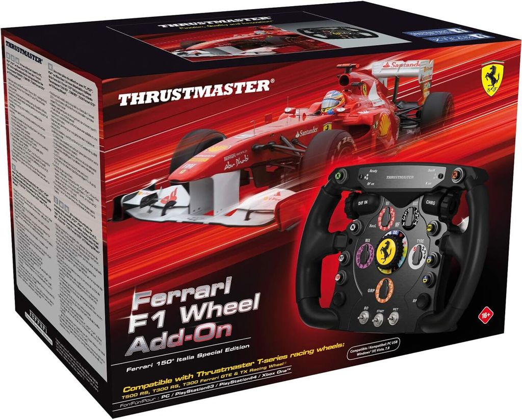 Thrustmaster Add-On Ferrari F1 Wheel abnehmbare Rennlenker Produktbild 
