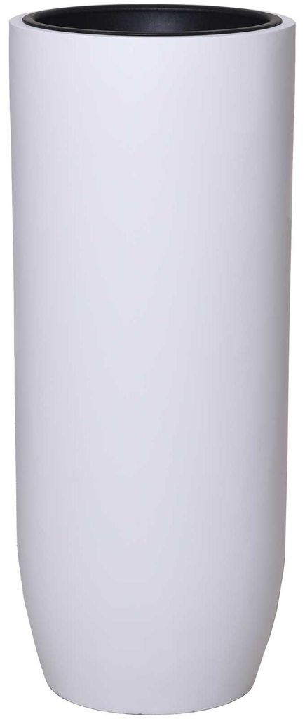 VIVANNO Vase de sol en fibre de verre SOLERIO Rond, blanc Image du produit 