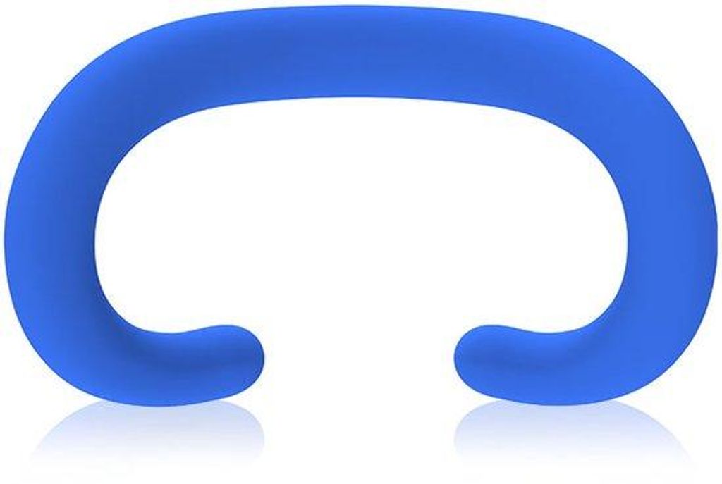 Silikonisches Gesichtsmasker für Apple Vision Pro, blau, wechselbar, staub- und schweißdicht, Accessoires