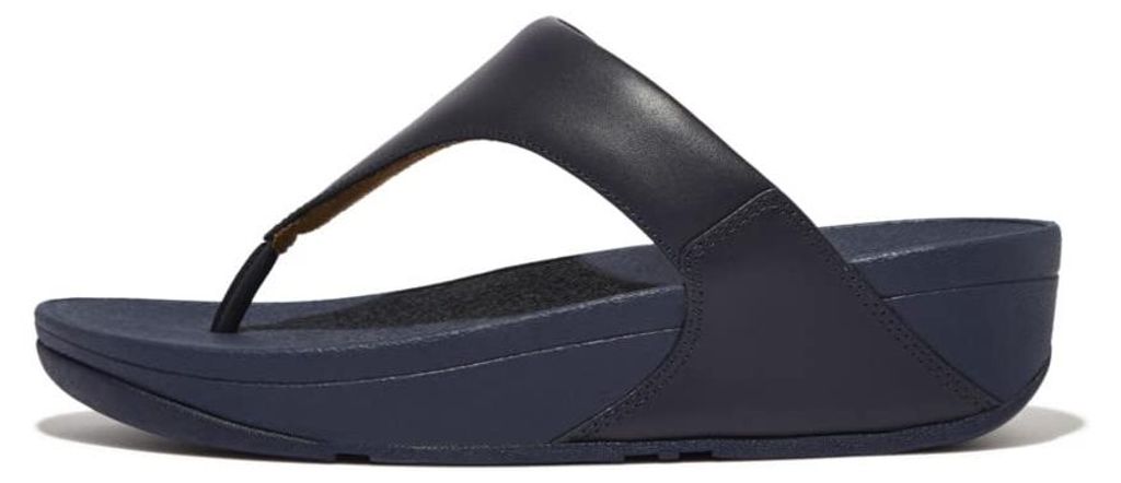 Fitflop Lulu: sandali con zeppa da donna, in pelle, con Immagine del prodotto 