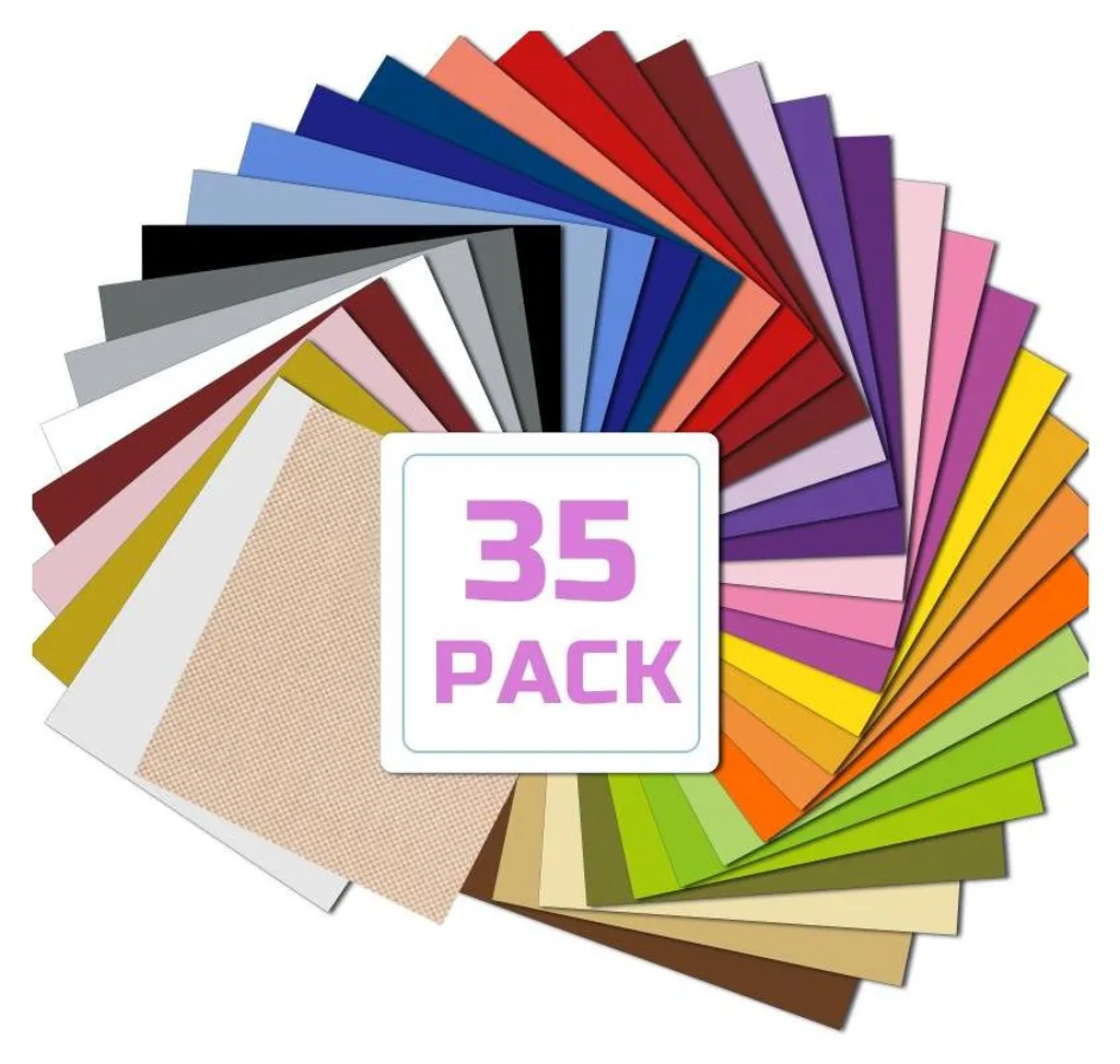 Film Flex Thermocollant PU pour Vêtements et Sacs - Set de 35 Feuilles