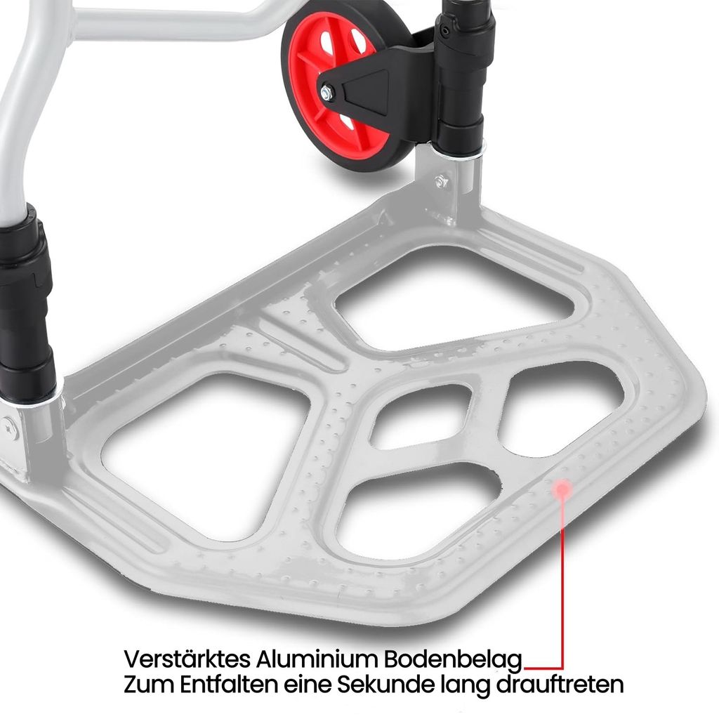 Coocheer Aluminium Transportkarre klappbar, Sackkarre Produktbild 6