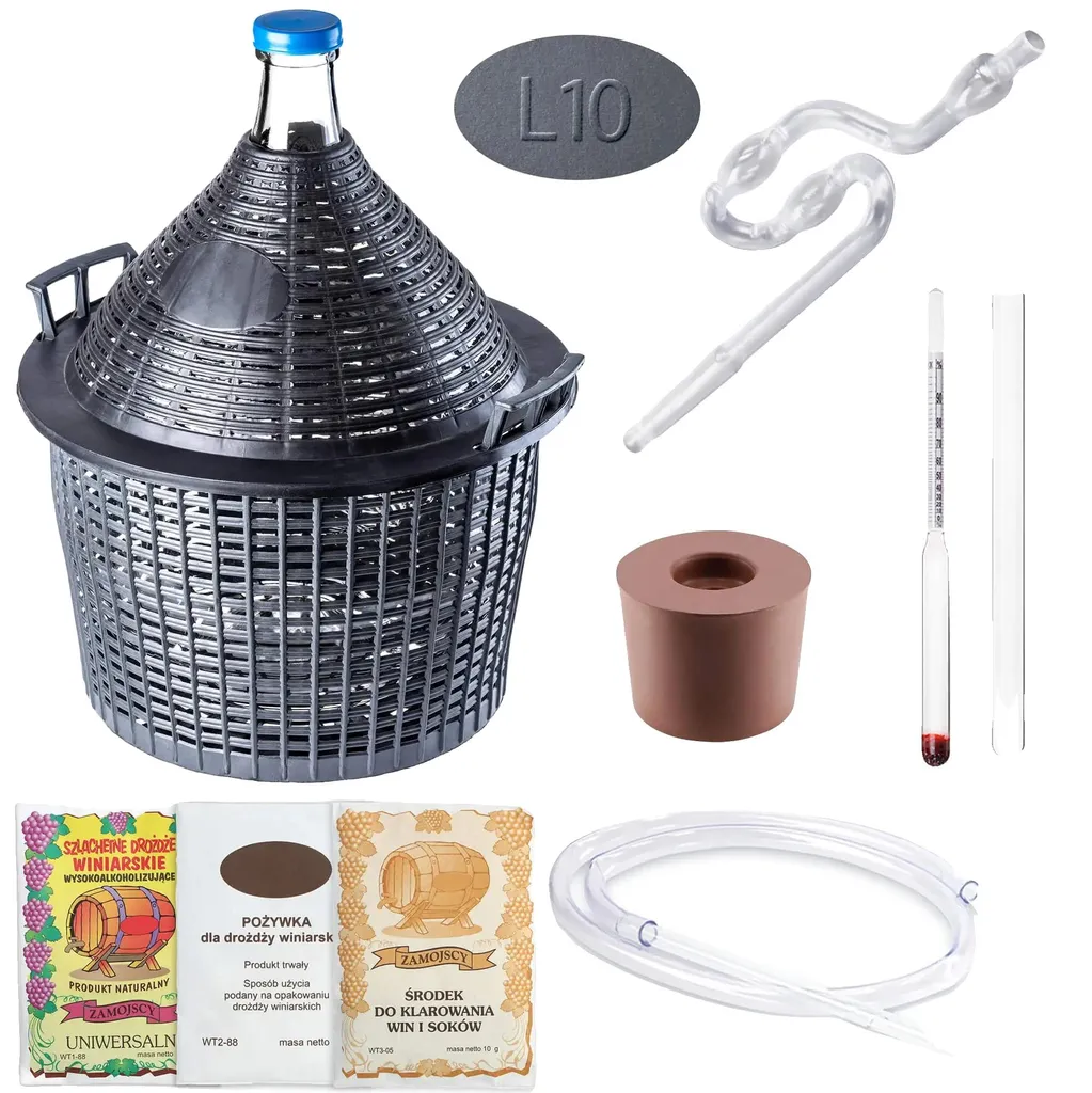 Cuve de fermentation 10 litres pour faire son vin et ses teintures bio