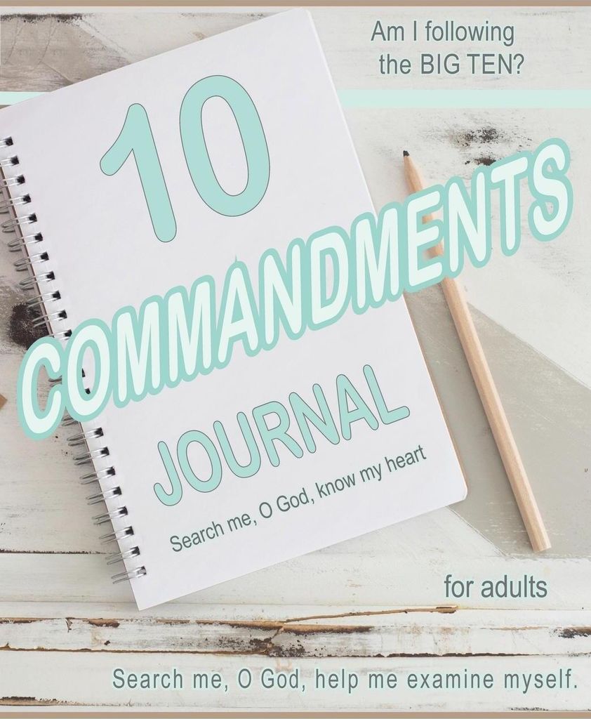 TEN COMMANDMENTS JOURNAL, Basic, for adults