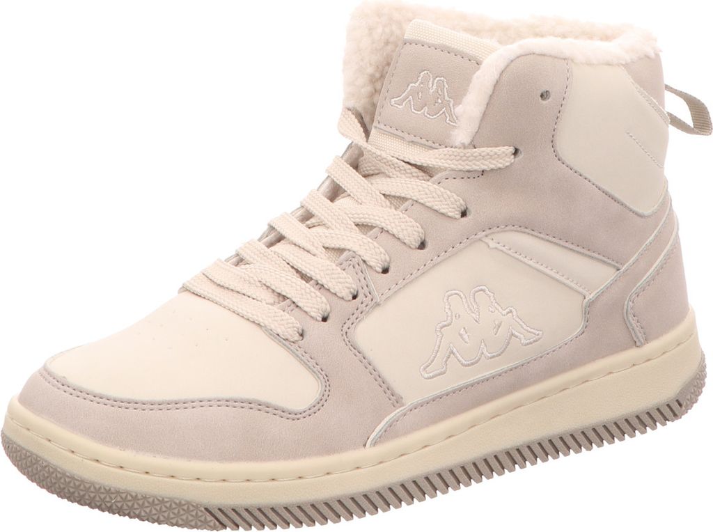 KAPPA Damen-High-Top-Sneaker Beige, Farbe:beige/schlamm, EU Größe:37