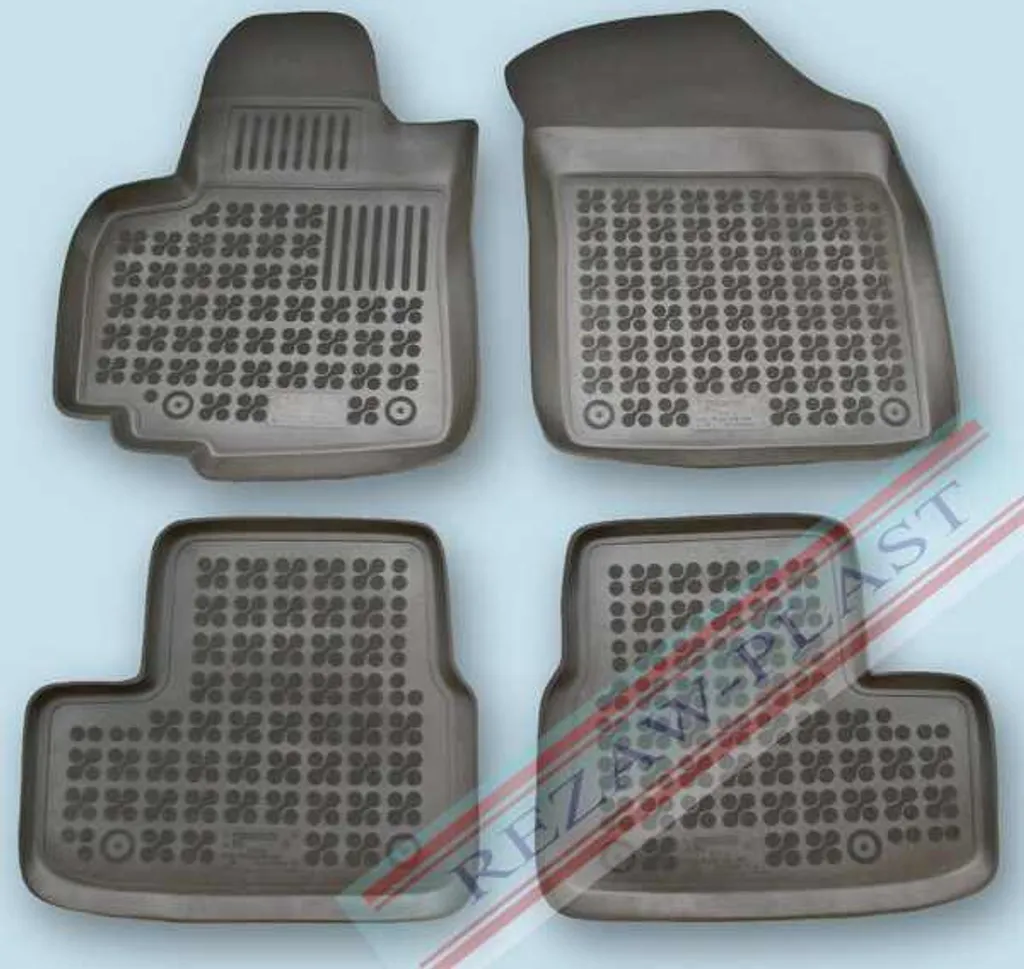Tappetino Conducente In Velours Premium M MOTOS Per Suzuki Splash 2008-2014 | Grigio, 1 Pezzo, Antiscivolo, Spessore 7 Mm