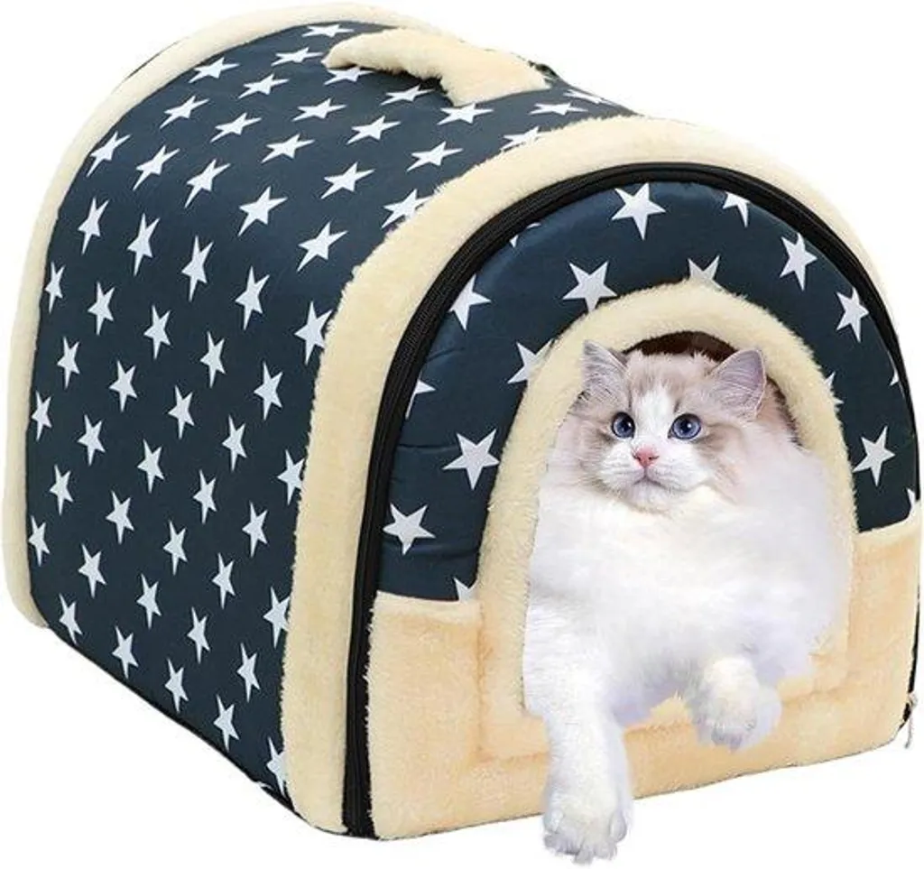 Sac de transport chat extérieur résistant au froid et lavable taille S