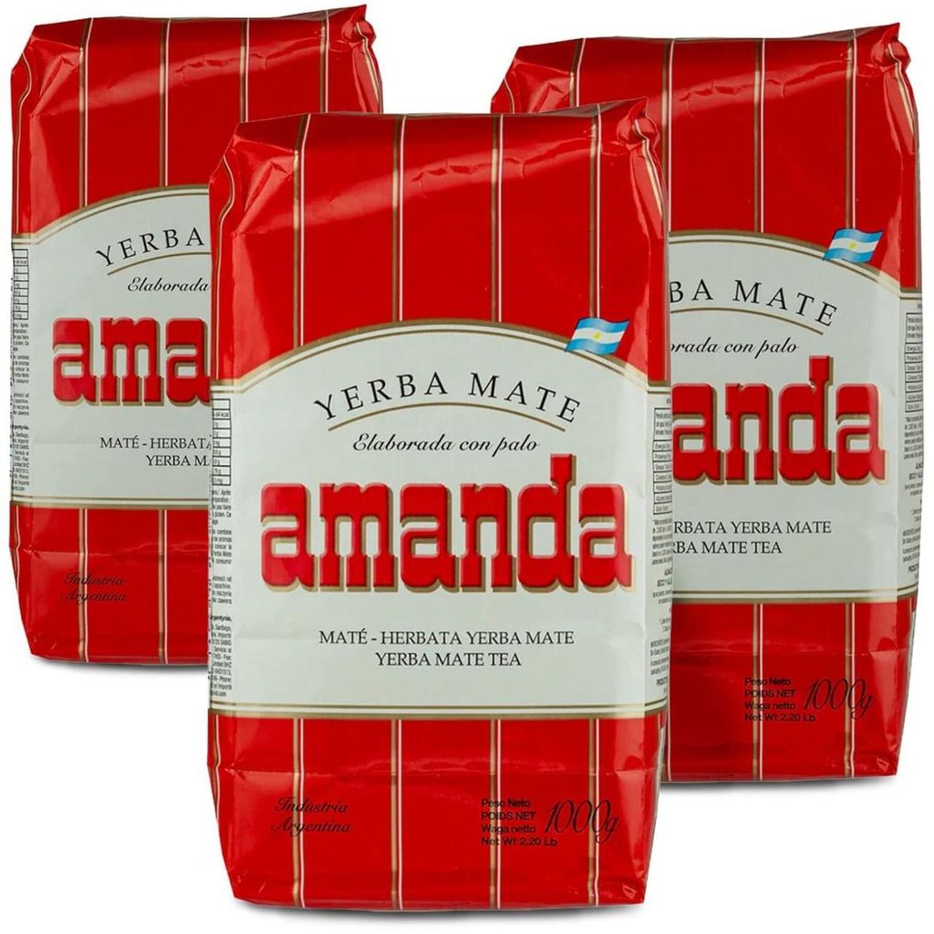 Amanda Mate Tee Tradicional 3kg | Mate Tee aus Argentinien | Energie Getränk