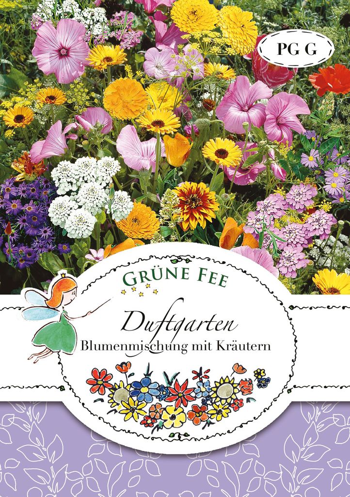 Grüne Fee - Duftgarten Blumenmischung mit Kräutern Samen - Produktbild 