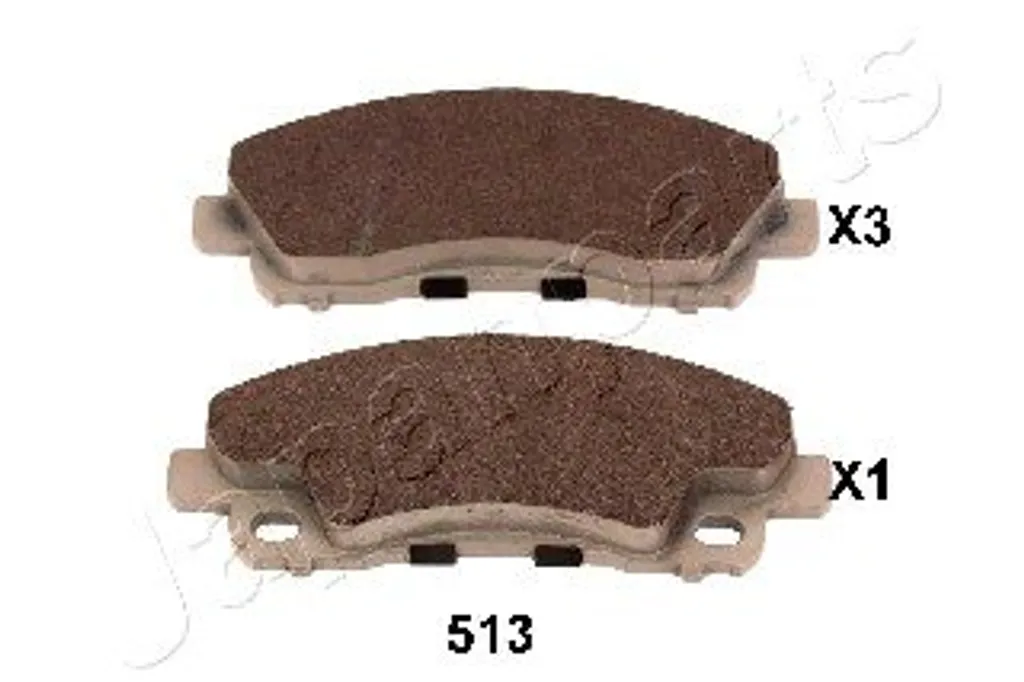 Plaquettes de frein PP-513AF Japanparts pour un freinage silencieux