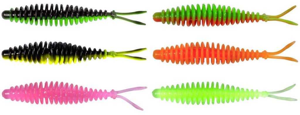 Quantum Magic Trout T-Worm 6,5cm 1g V-Tail Käse - 6 Produktbild 